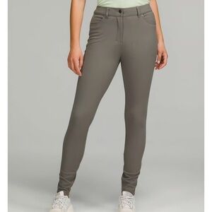 Lululemon City Sleek 5-pocket slim fit high-rise pant size 29, Grey-Sage, EUC